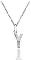 Hot Diamonds Náhrdelník Hot Diamonds Micro Y Clasic DP425 (řetízek, přívěsek)