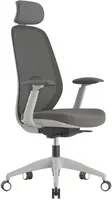 SETULO Kancelářská židle CAELI šedá s opěrkou hlavy