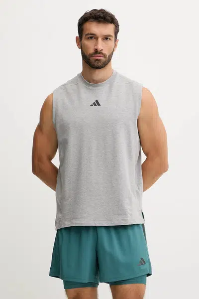 Tréninkové tričko adidas Performance Designed for Training šedá barva, KB9831