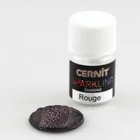 Efektový prášek Cernit 5g – Diamond Red