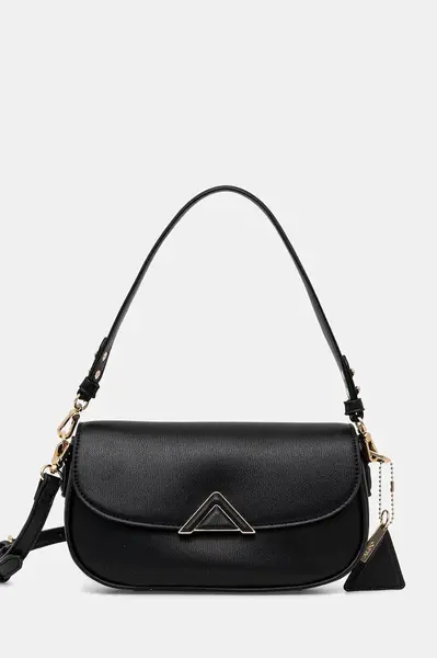 Kabelka Aldo černá barva, LUXESHOULDER.001