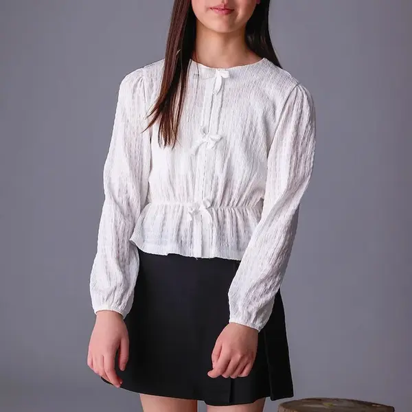 Halenka Mayoral bílá barva, 7032