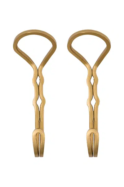 Nástěnný věšák House Doctor HDYra 2-pack zelená barva