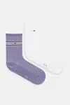 Ponožky Tommy Hilfiger 2-pack fialová barva, 701236458