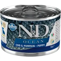 KONZERVA N&D DOG OCEAN COD & DÝNĚ ŠTĚNĚ 140g