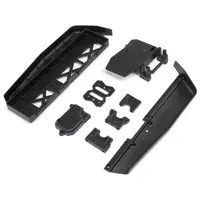 TLR lože baterií, držák centrálního diferenciálu, lože serva: 8XE 2.0