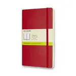 Zápisník Moleskine - měkké desky, L, čistý - červený