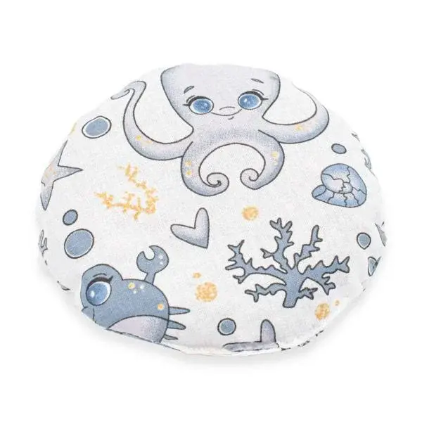 Hřejivý a chladicí polštářek Termofor s třešňovými peckami New Baby BASIC blue