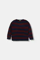 Dětský svetr United Colors of Benetton tmavomodrá barva, 1Z8SQ108Z