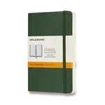 Zápisník Moleskine - měkké desky S, linkovaný, tmavě zelený