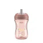 Chicco Hrnek Advanced se slámkovým náustkem pink, 12m+