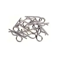 Traxxas sponka (klip) karosérie HD stříbrná (12)