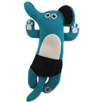 Hračka Dog Fantasy Water Float slon pískací a plávajúci tyrkysová 34cm