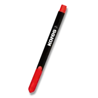 Permanentní popisovač Kores K-Marker tenký - červený