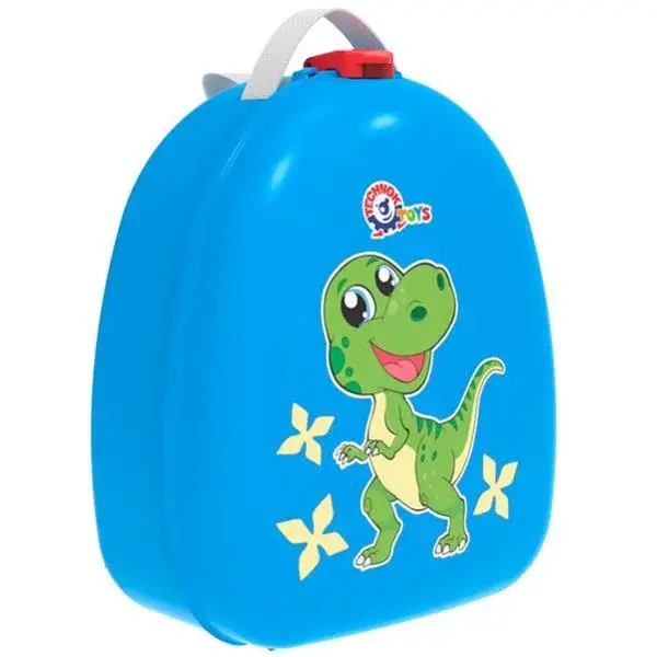 Batoh plastový modrý 27x22cm