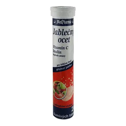 Medpharma Jablečný Ocet+vit.c+inulin Tbl.eff.20