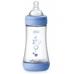 CHICCO Láhev kojenecká Perfect5 silikon 240ml chlapec