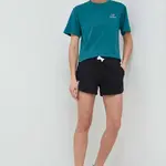 Kraťasy Under Armour dámské, černá barva, melanžové, high waist