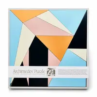 Dřevěné puzzle Printworks Archimedes 14 elementów