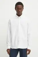 Košile Les Deux pánská, bílá barva, regular, s límečkem button-down, LDM410193