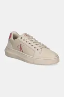 Kožené sneakers boty Calvin Klein Jeans CHUNKY CUPSOLE LTH MG LTH