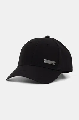 Kšiltovka adidas BB CAP LT MET černá barva, s aplikací, JE5653