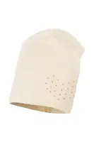 Dětská čepice Jamiks SALACIA béžová barva, z tenké pleteniny, JWH096