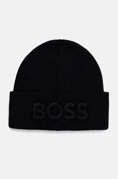 Vlněná čepice Boss Orange Afox_R