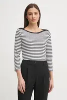 Bavlněné tričko s dlouhým rukávem United Colors of Benetton bílá barva, 30YSD109W