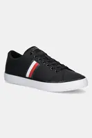 Tenisky Tommy Hilfiger TH HI VULC LOW CORE STRIPES MESH