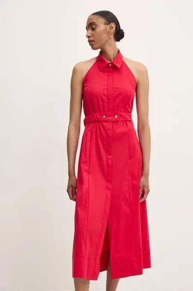 Šaty Answear.LAB červená barva, midi