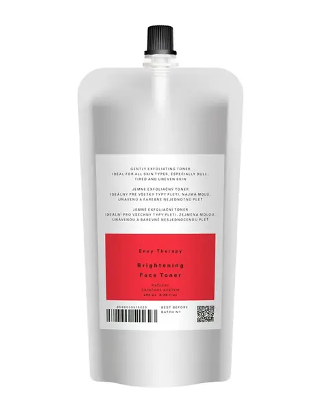 Envy Therapy Brightening Face Toner jemně exfoliační toner 200 ml refill