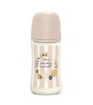 Suavinex Wonderland Kojenecká láhev průtok M 3m+ 270 ml 1 ks růžová