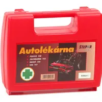 ŠTĚPAŘ Autolékárnička velikost I. - kufřík červený 153/2023 Sb.