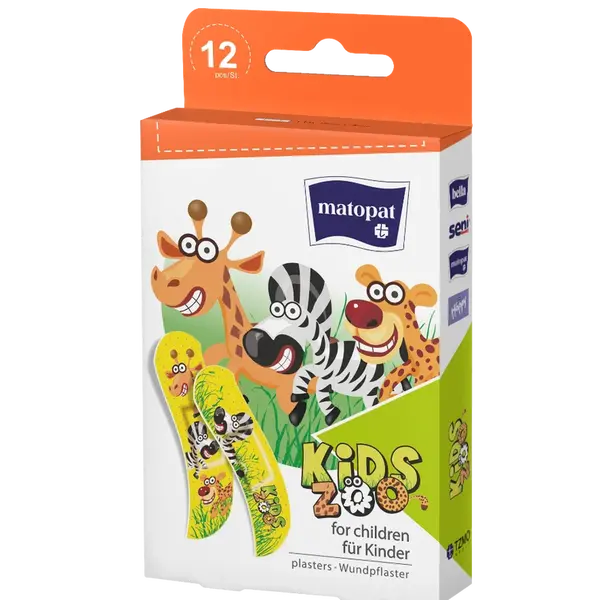 Matopat Kids ZOO náplasti 12 ks