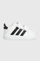 Dětské sneakers boty adidas GRAND COURT bílá barva