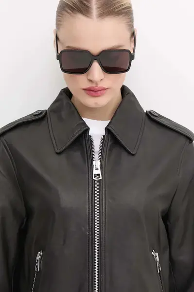 Sluneční brýle Bottega Veneta dámské, černá barva, BV1317SK