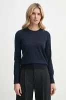Vlněný svetr Filippa K tmavomodrá barva, lehký, 28920