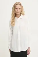 Košile Answear.LAB dámská, bílá barva, relaxed, s klasickým límcem
