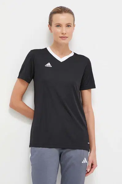Tričko adidas Performance Entrada 22 černá barva, H57572