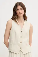 Lněná vesta United Colors of Benetton