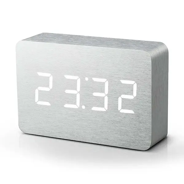 Stolní hodiny Gingko Design Brick Click Clock