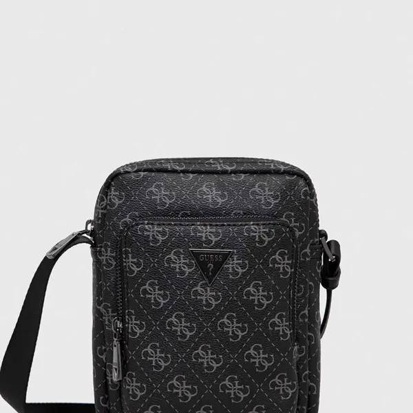 Ledvinka Guess VEZZOLA černá barva, HMEVZL P3163