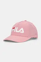 Dětská baseballová čepice Fila FUNZA růžová barva, s potiskem, FCT0002