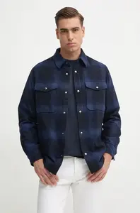 Vlněná košilová bunda Tommy Hilfiger