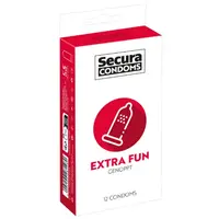 Secura Extra Fun – vroubkované kondomy (12 ks)