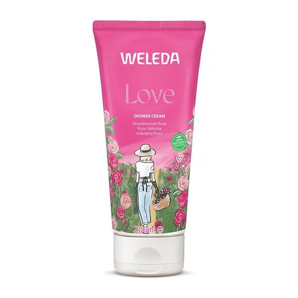 Weleda Love Růžový sprchový krém 200 ml