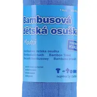 T-tomi Bambusová BIO osuška 1 ks modrá
