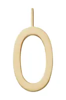 Pozlacený stříbrný přívěsek Design Letters