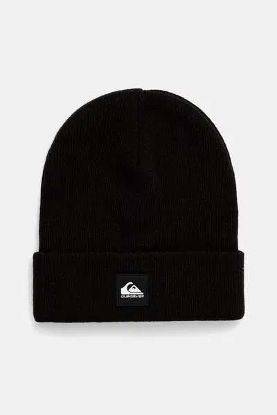 Dětská čepice Quiksilver BRIGADE BEANIE černá barva, EQBHA03088